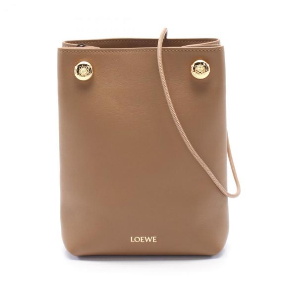 Loewe Handbags - LOEWE Brown Leather Shoulder Bag